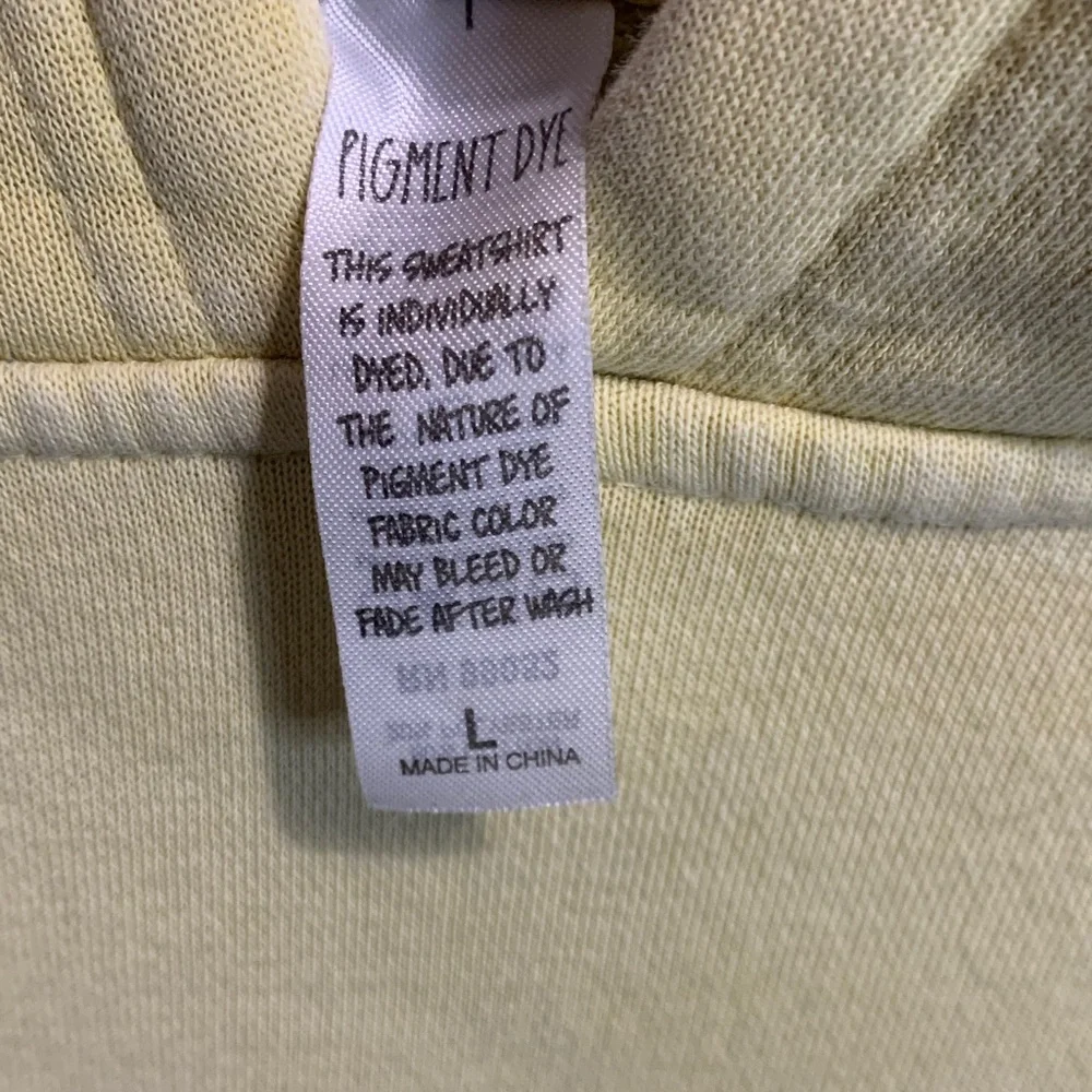 Men's Pastel Yellow Hoodie‎